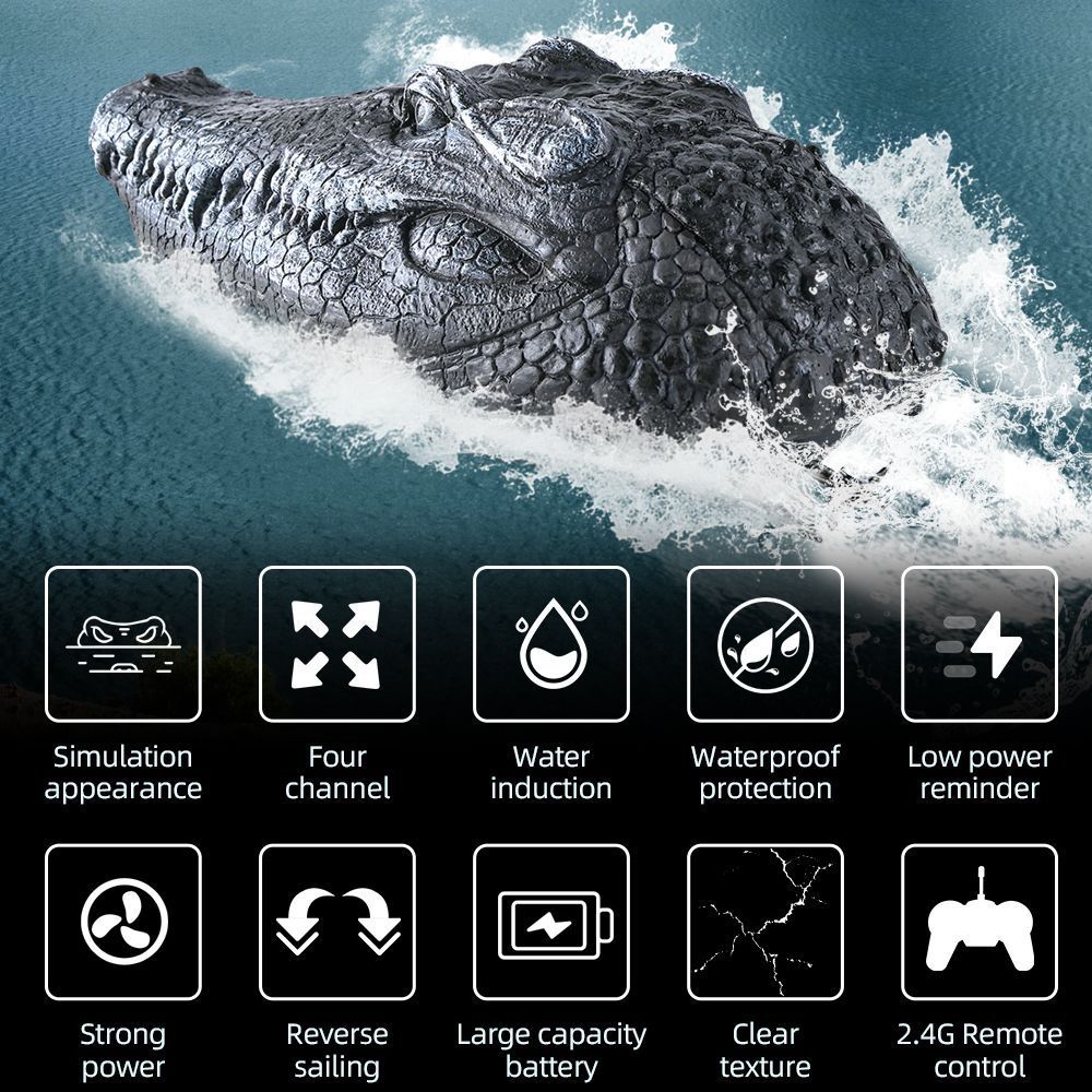 Simulated Crocodile Head Remote-control