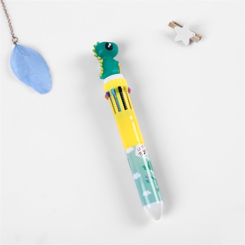 Cartoon Multicolor Press Ballpoint Pen