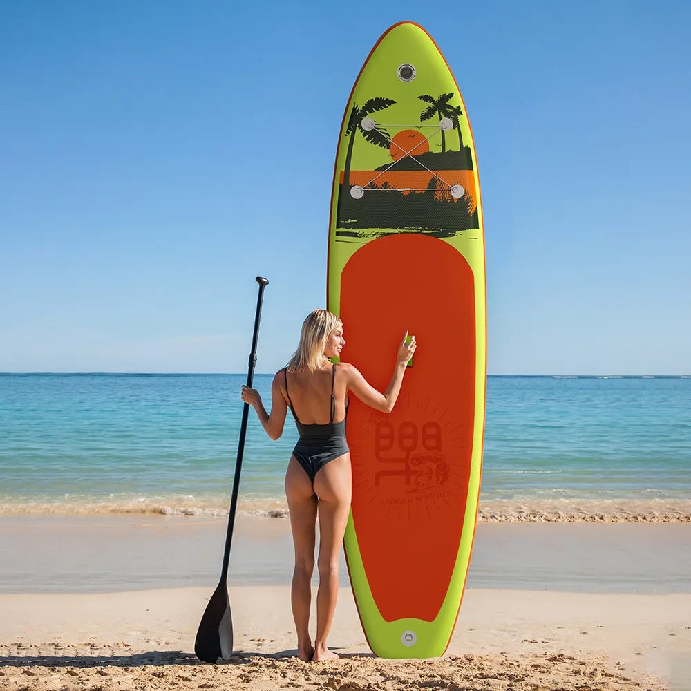 Water Skiing And Surfing, Standing Surfboard, Inflatable Surfboard