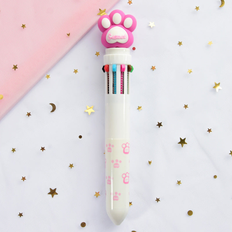 Cartoon Multicolor Press Ballpoint Pen