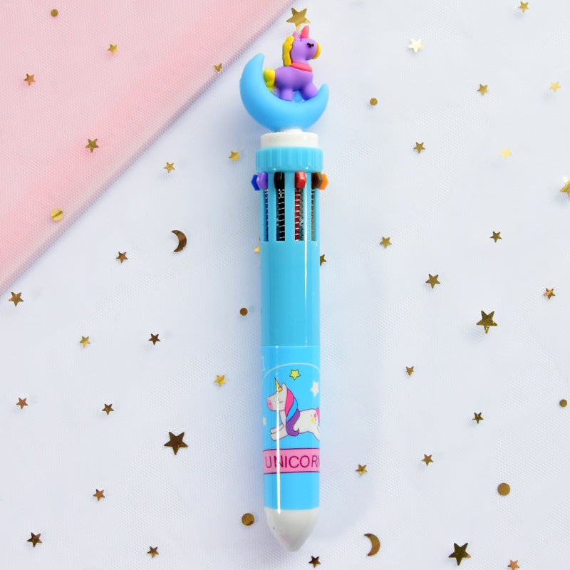 Cartoon Multicolor Press Ballpoint Pen