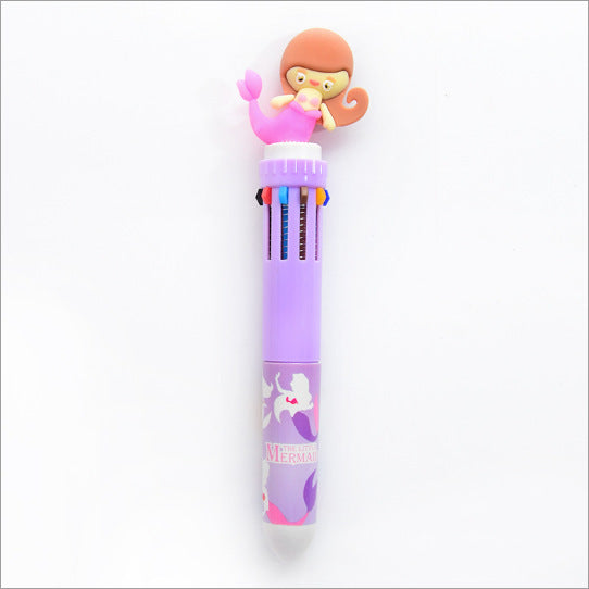 Cartoon Multicolor Press Ballpoint Pen