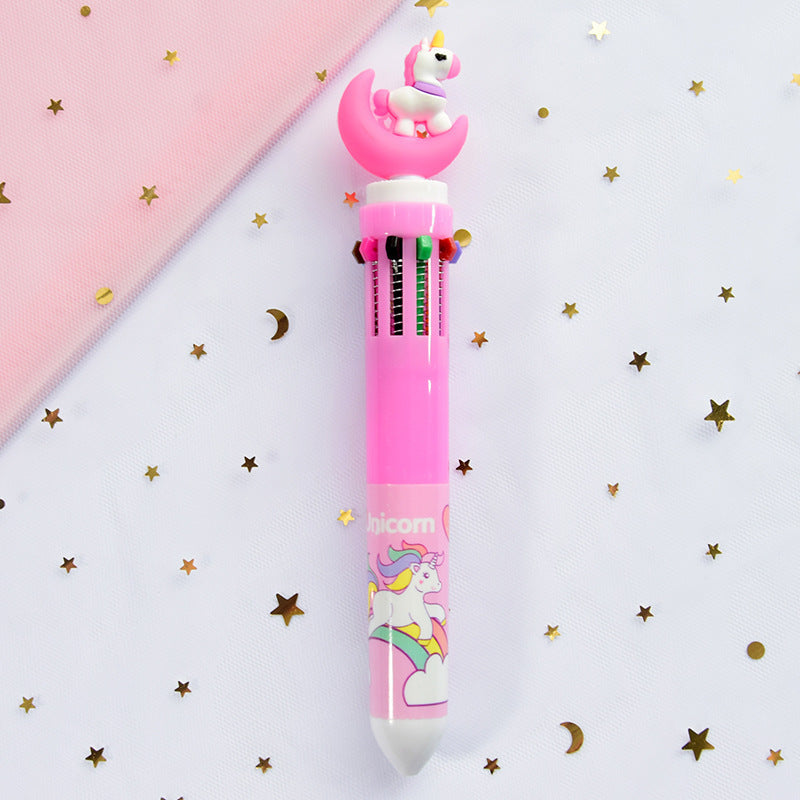 Cartoon Multicolor Press Ballpoint Pen