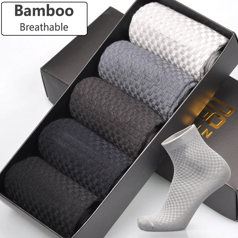 Bamboo fiber men's socks