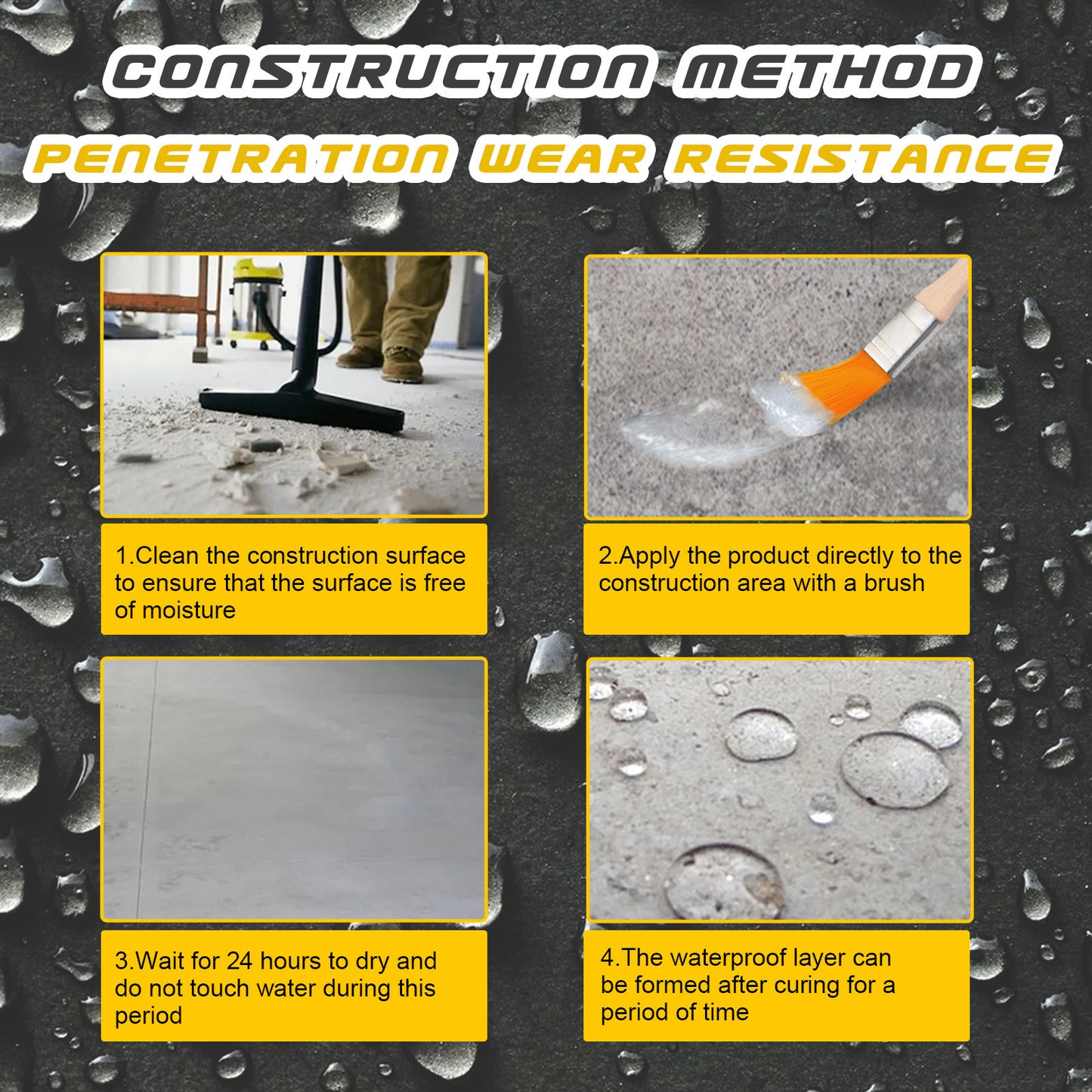 Waterproofing Adhesive For Bathroom, Kitchen, Exterior Wall, Tile Repair Coating, Waterproofing Adhesive