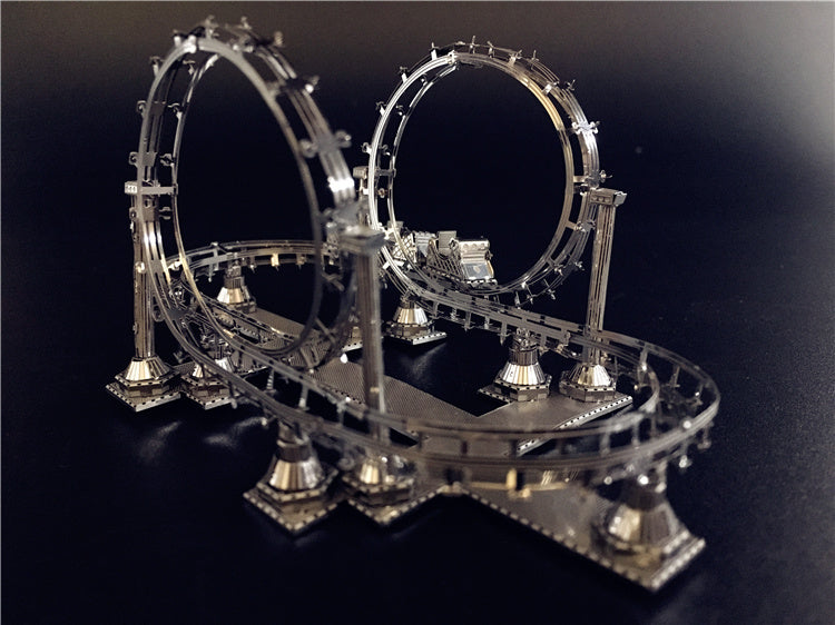 Roller coaster metal toy