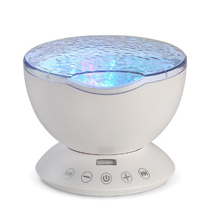 LED Night Light Remote Control TF Cards Music Player Speaker Aurora Projection