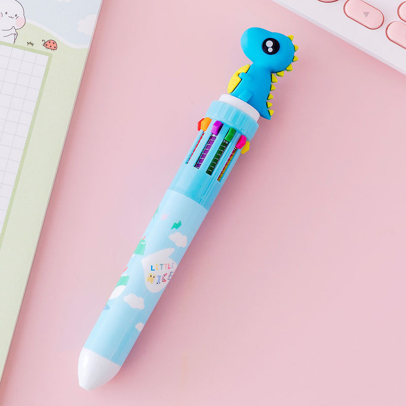 Cartoon Multicolor Press Ballpoint Pen