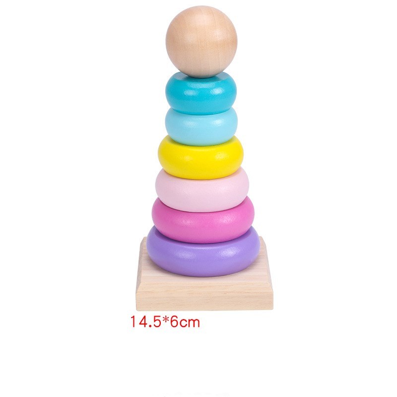 Rainbow Tower Building Toy