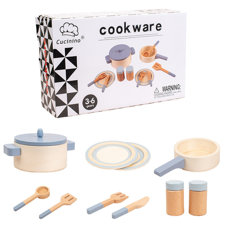 Wooden Simulation Kitchen Toy Set