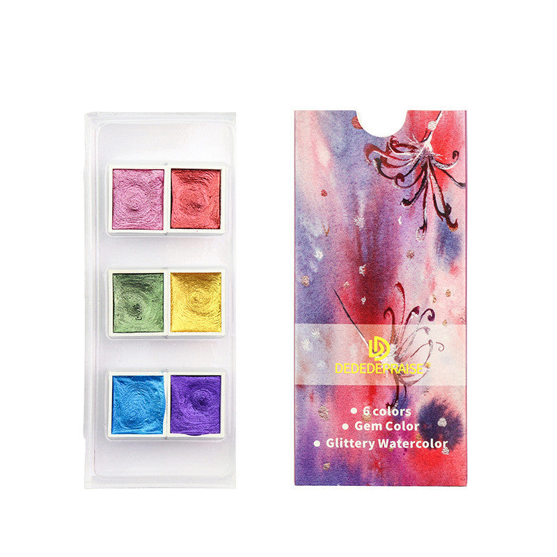 Solid Watercolor Subpackage Pigment