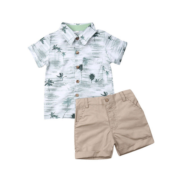 Boys T-shirt Shorts Kids Sets