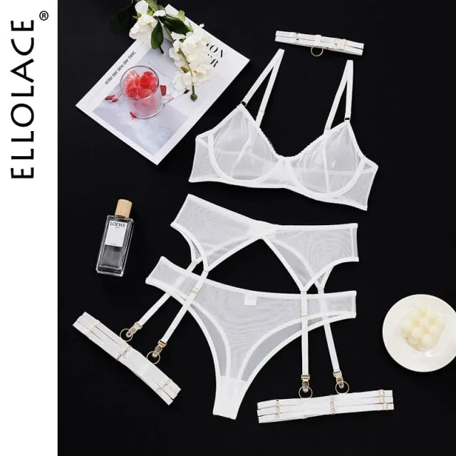 4 Piece Sexy Erotic Lingerie