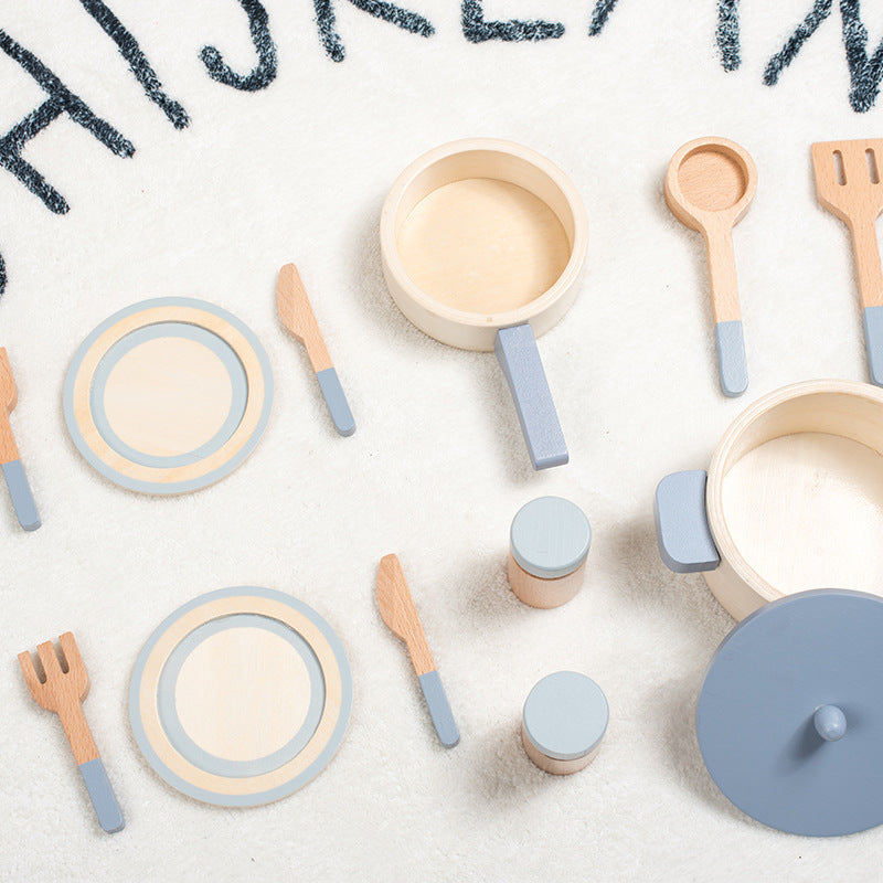 Wooden Simulation Kitchen Toy Set