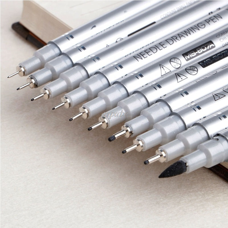 10 Drawing Pen Waterproof Pigment