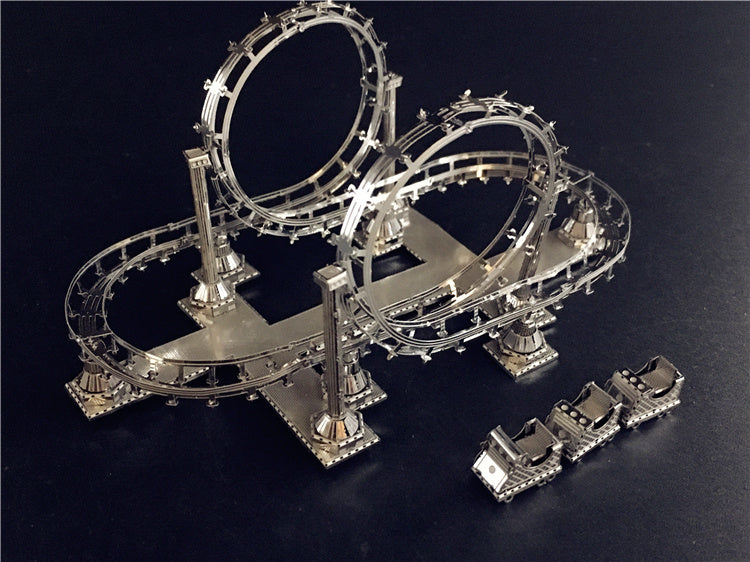 Roller coaster metal toy