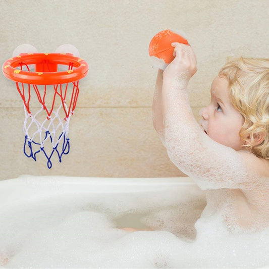 Basketball bath shooting toy