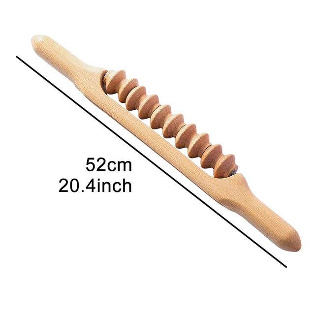 Wooden Lymphatic Drainage Roller