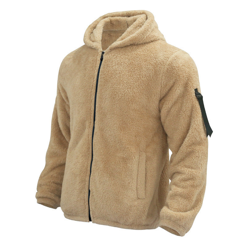 Plush Hooded Jacket