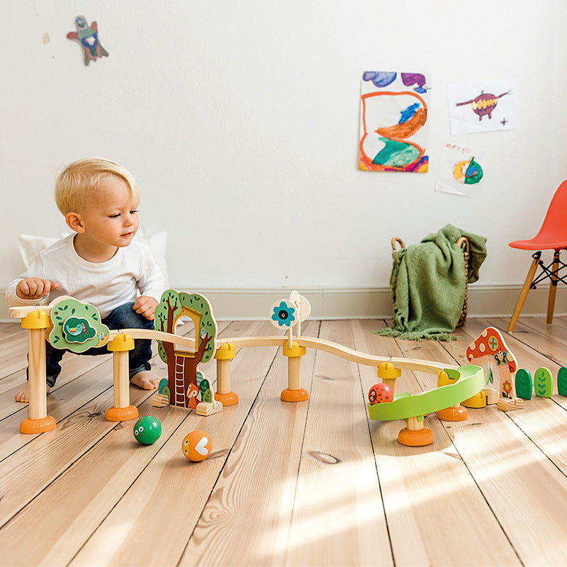 Wooden Pipe Building Blocks