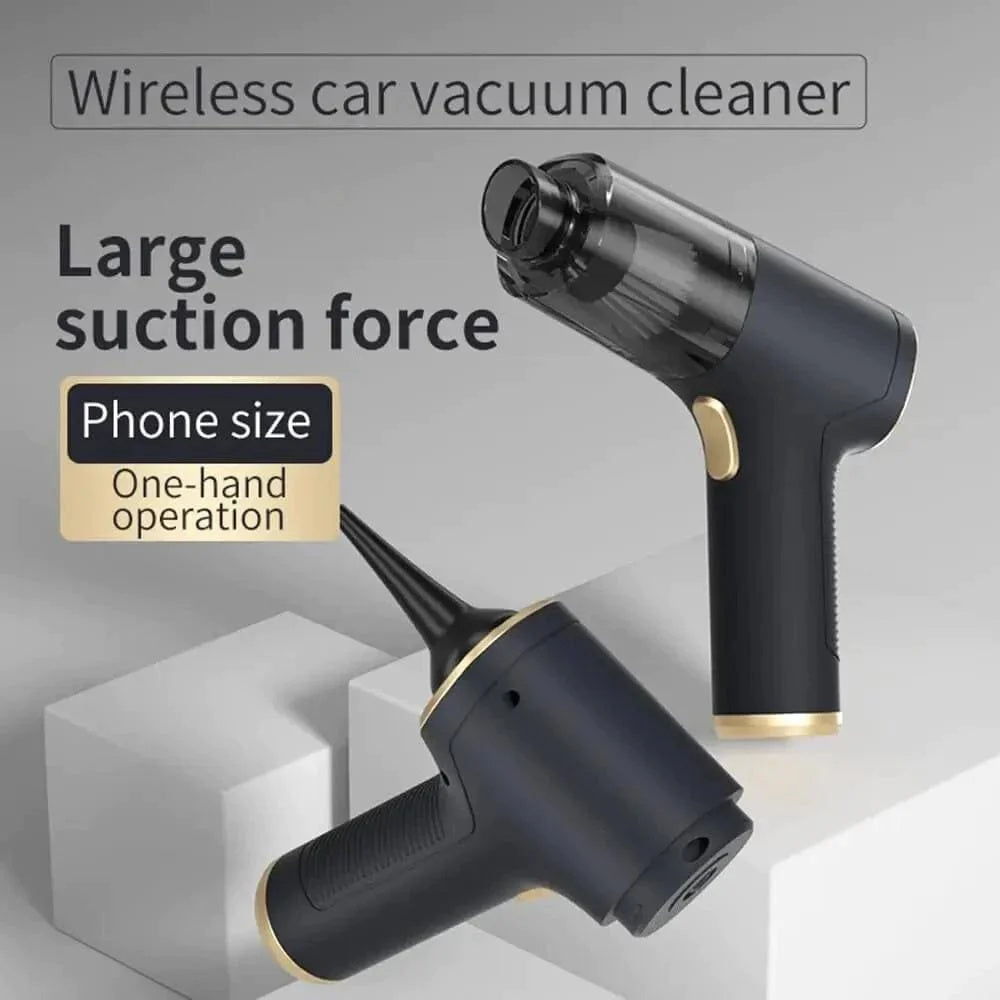 5-in-1 Cordless Car Vacuum Cleaner - High-Power 5000PA Suction, Brushless Motor, Compact & Multifunctional For Car, Home & Office