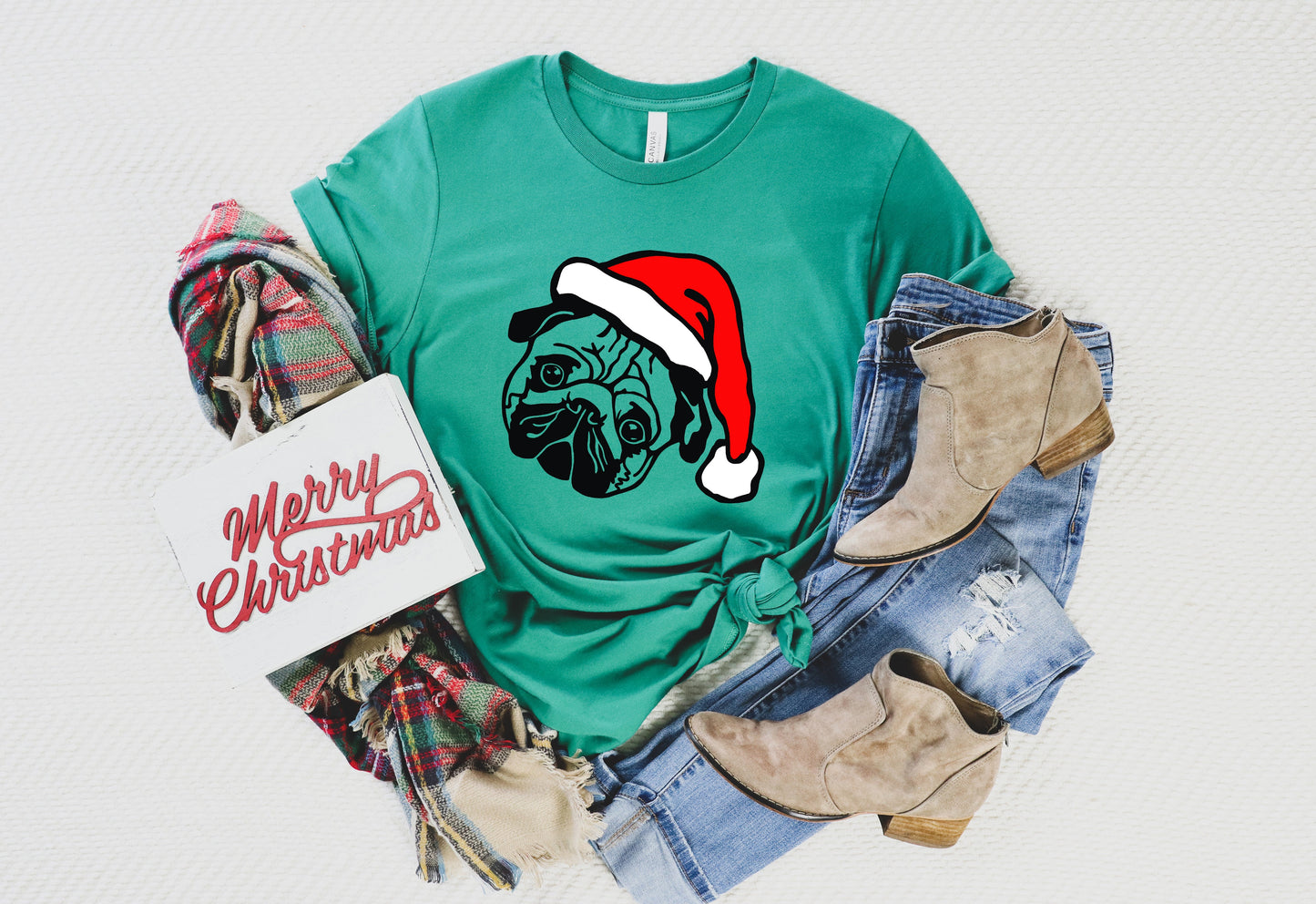 Santa Pug Shirt