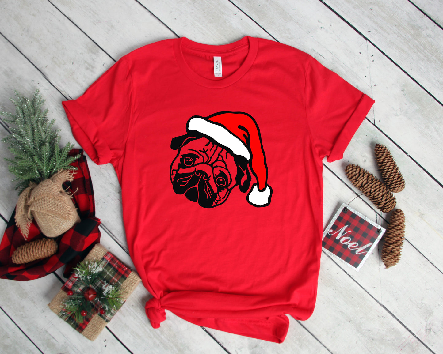 Santa Pug Shirt