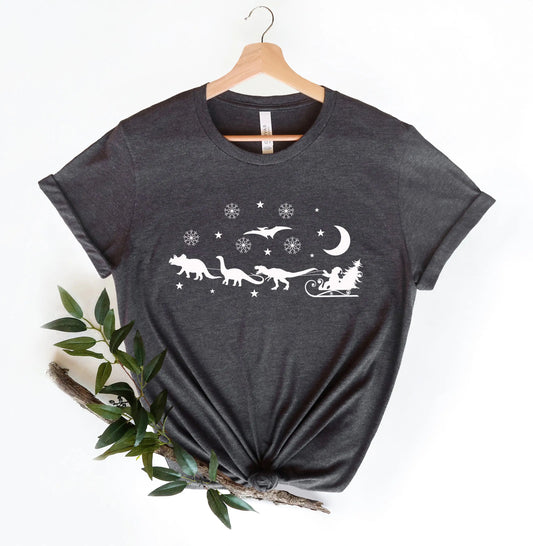 Christmas Dinosaur Shirt