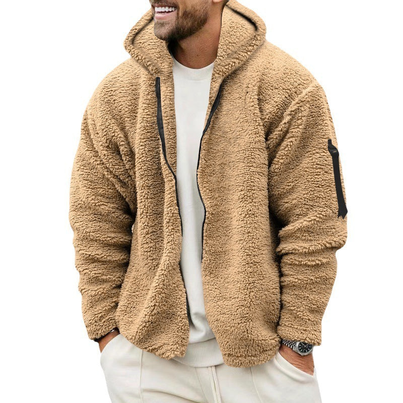 Plush Hooded Jacket