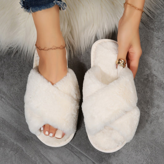 Plush Cotton Slippers