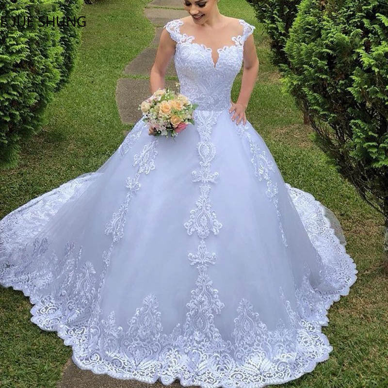 White Vintage Lace Wedding Dress