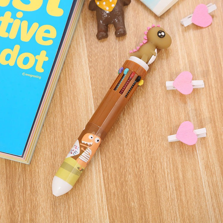 Cartoon Multicolor Press Ballpoint Pen