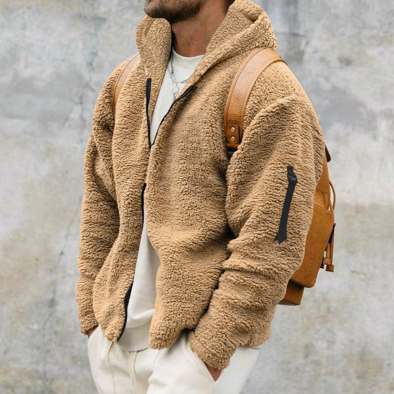 Plush Hooded Jacket