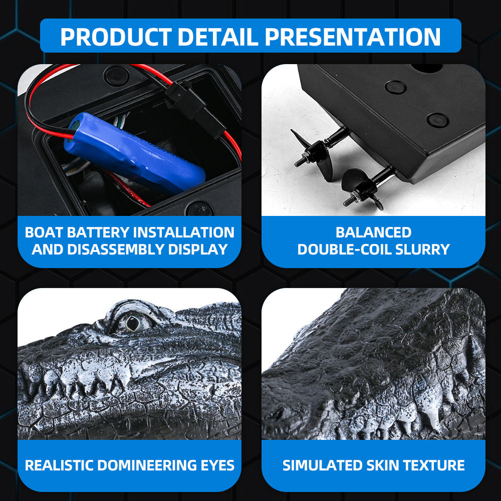 Simulated Crocodile Head Remote-control