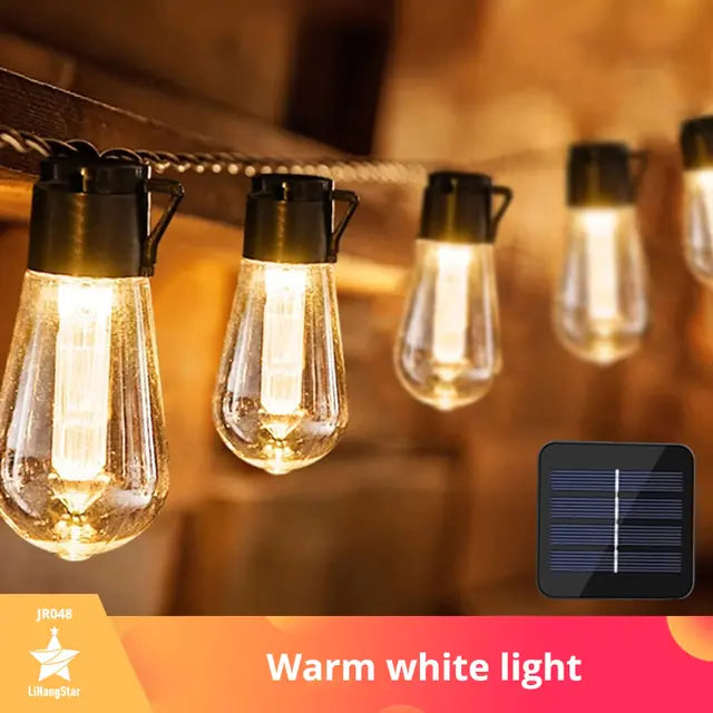 LED Solar String Waterproof Lights