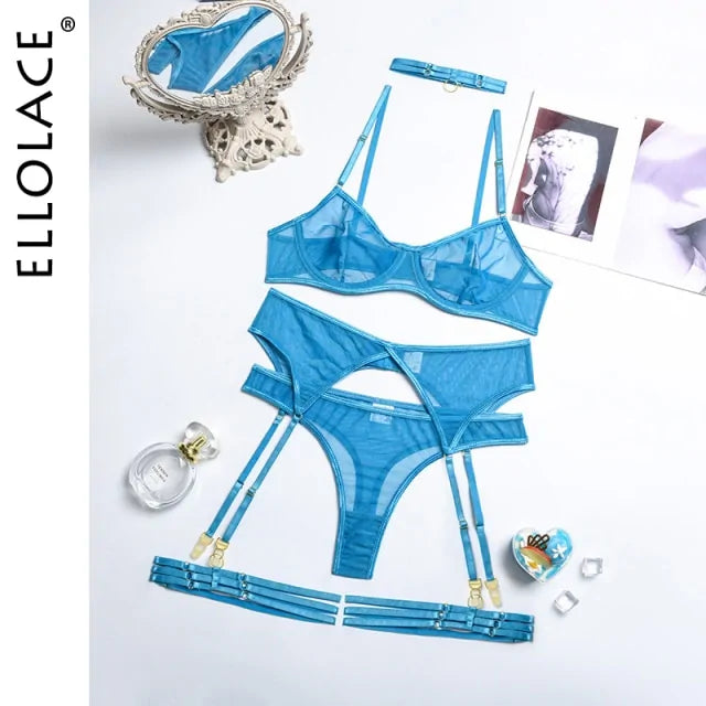 4 Piece Sexy Erotic Lingerie