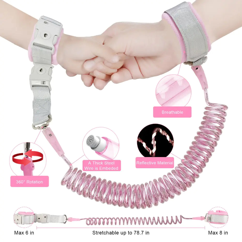 Reflective Toddler Leash: Anti-Lost Wristband